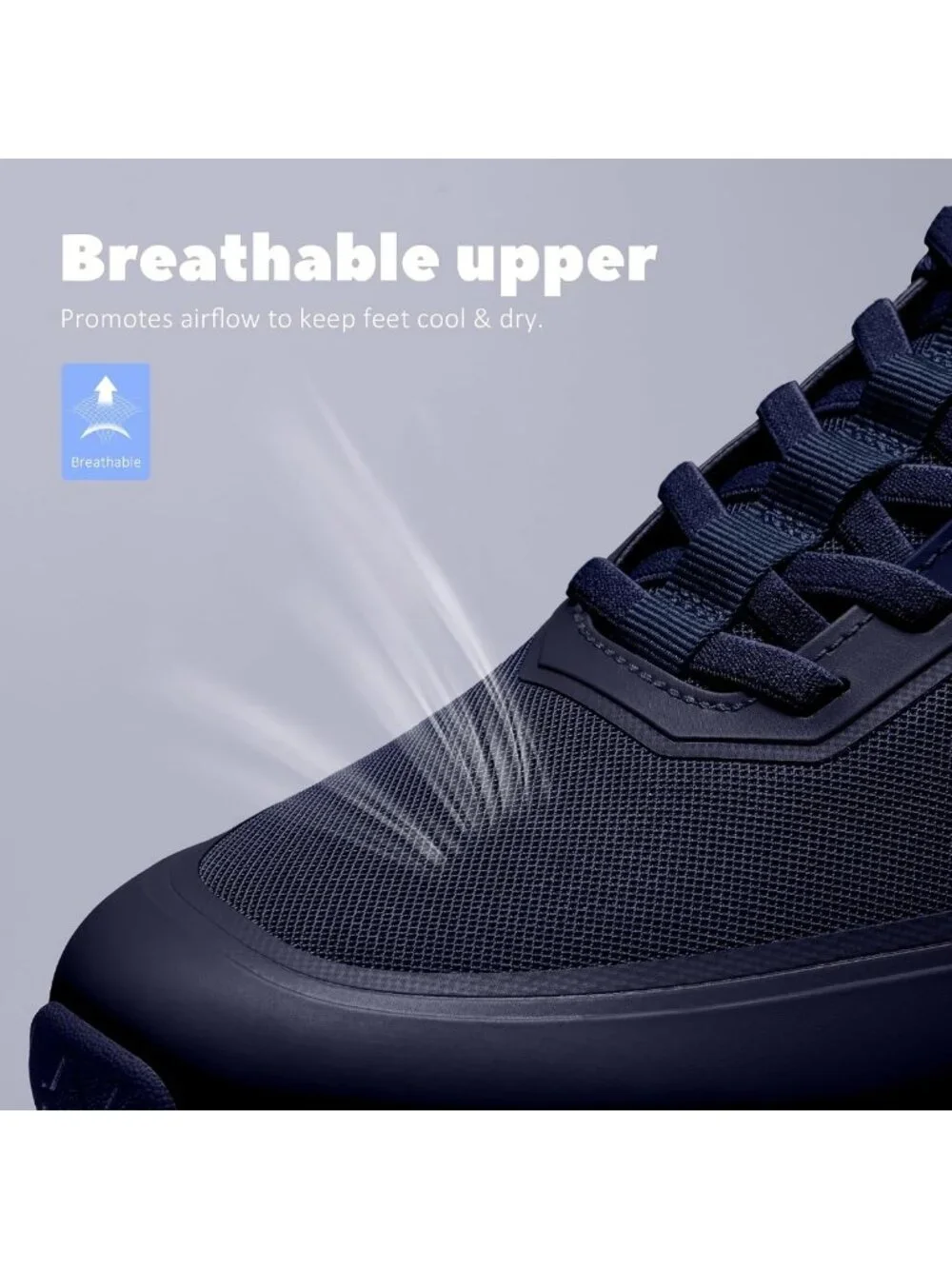 Cushioned Slip-On Walking Shoes for Men | Comfortable Running & Tennis Sneakers